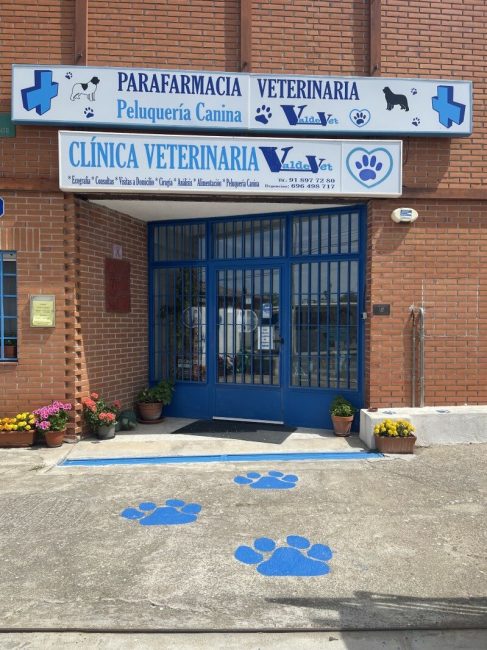 Acceso a clínica veterinaria Valdevet